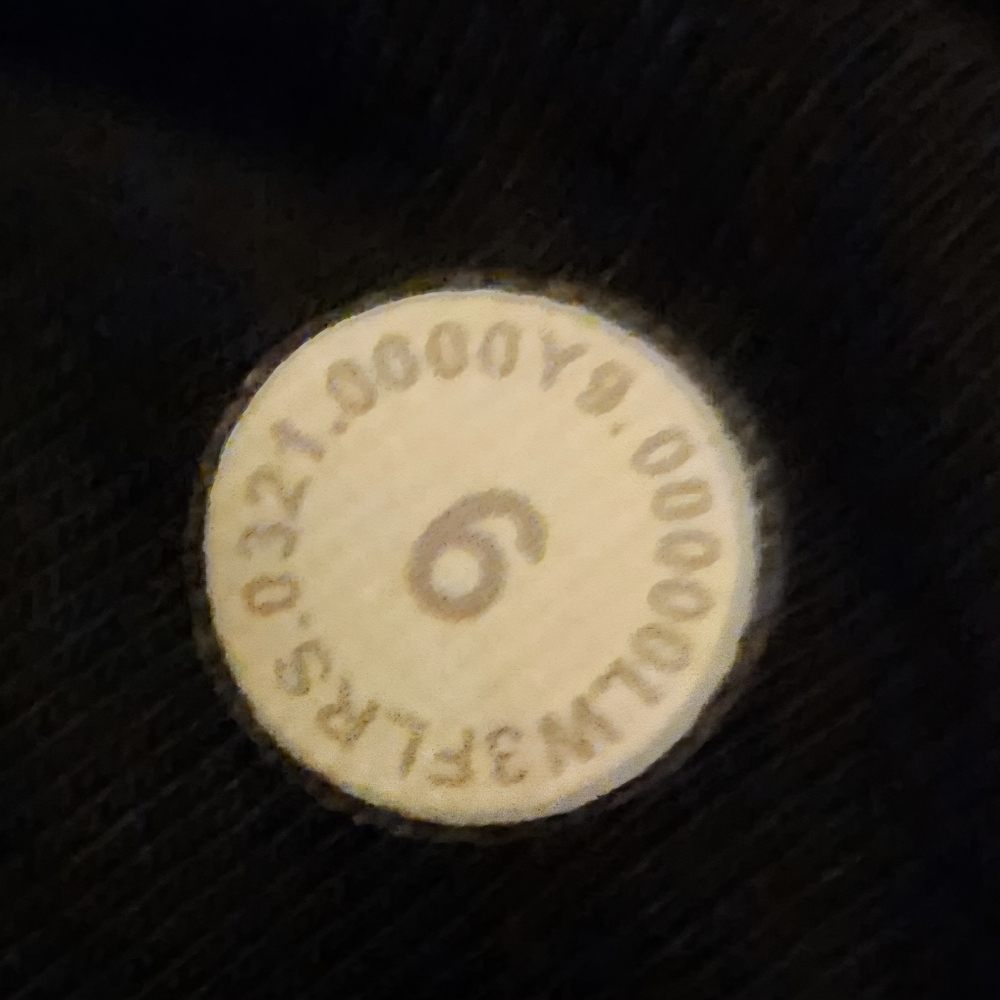lululemon Textured Fleece 1/2 Zip In Black. Size 6. W3FLRS - Picture 2 of 3